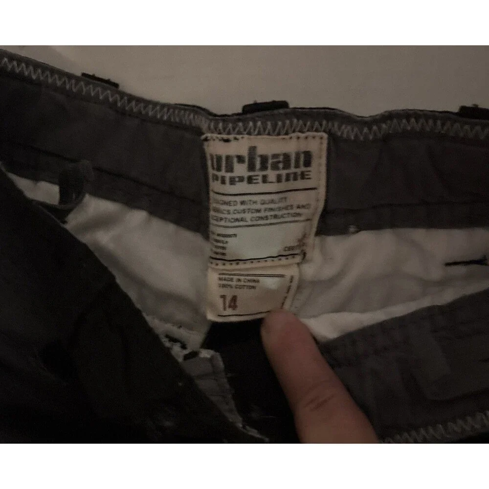 Urban Pipeline Old Navy Shorts Boys Size 14 Lot Of 2 Black Cargo